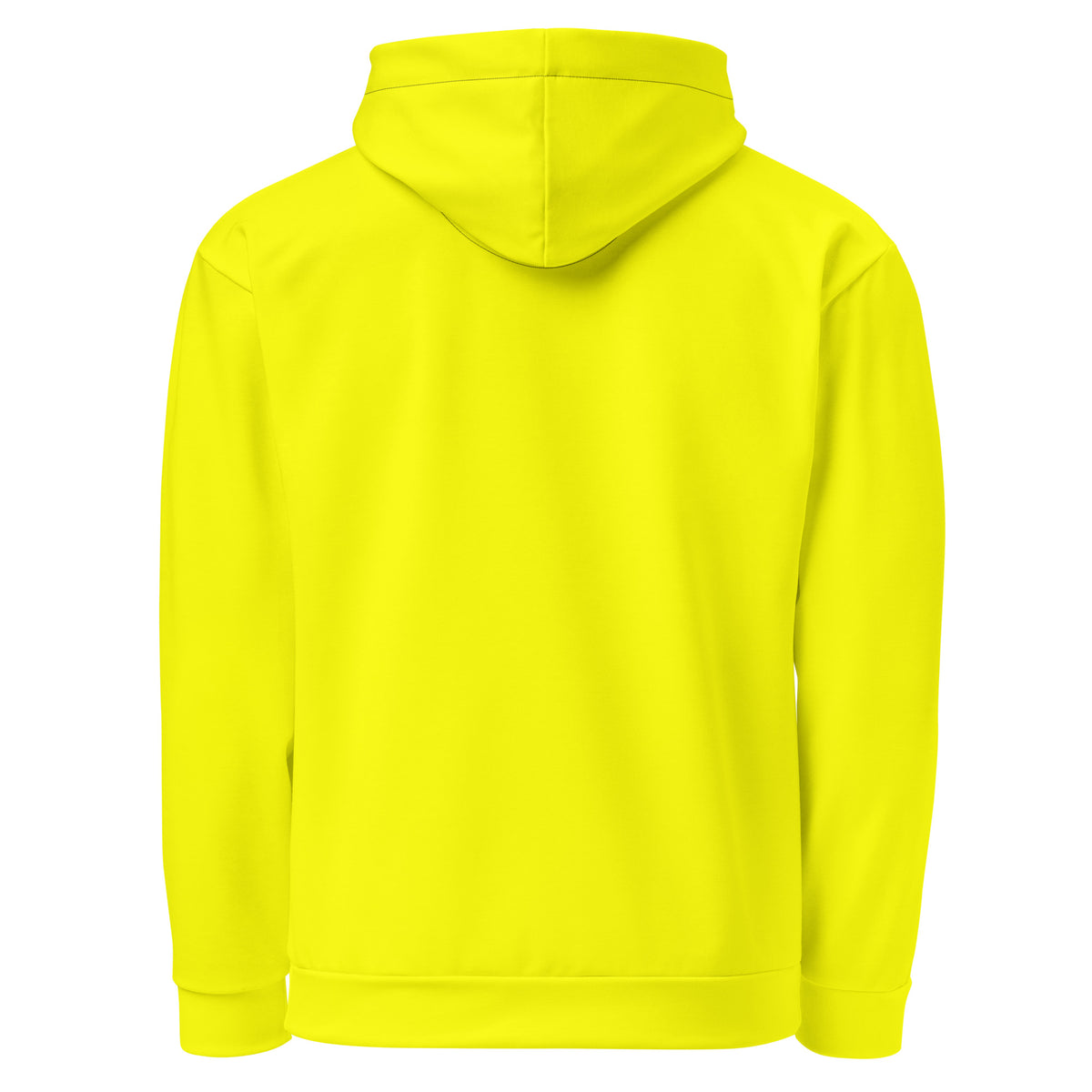 Back of yellow hoodie