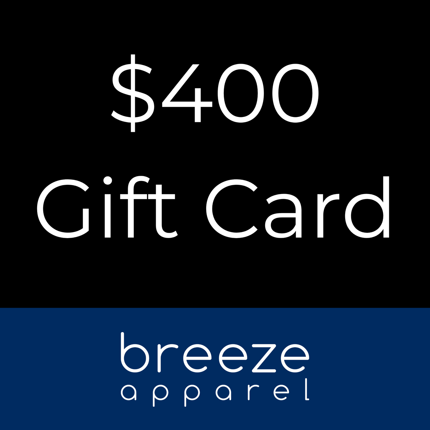$400 USD Gift Card