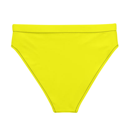 Back of yellow bikini bottom