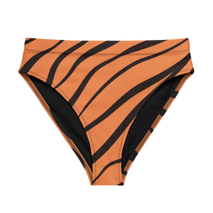 Bikini bottom with tiger skin design.
