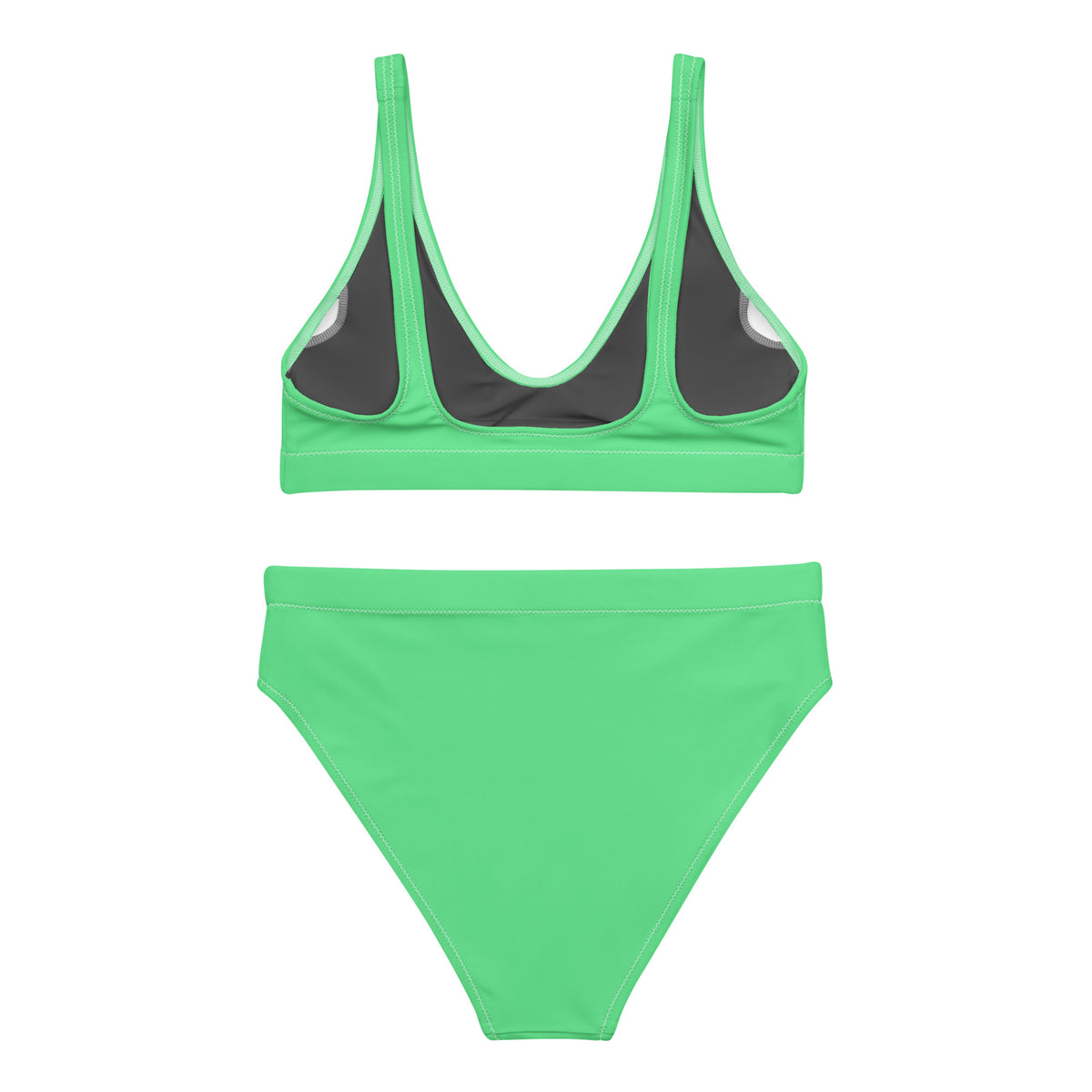 Back of mint-green bikini