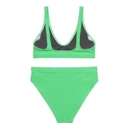 Back of mint-green bikini