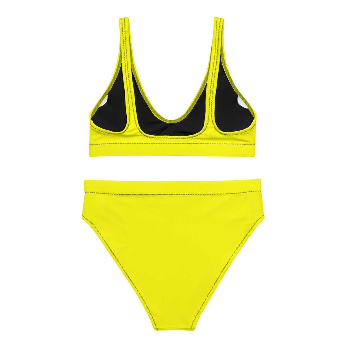 Back of yellow bikini