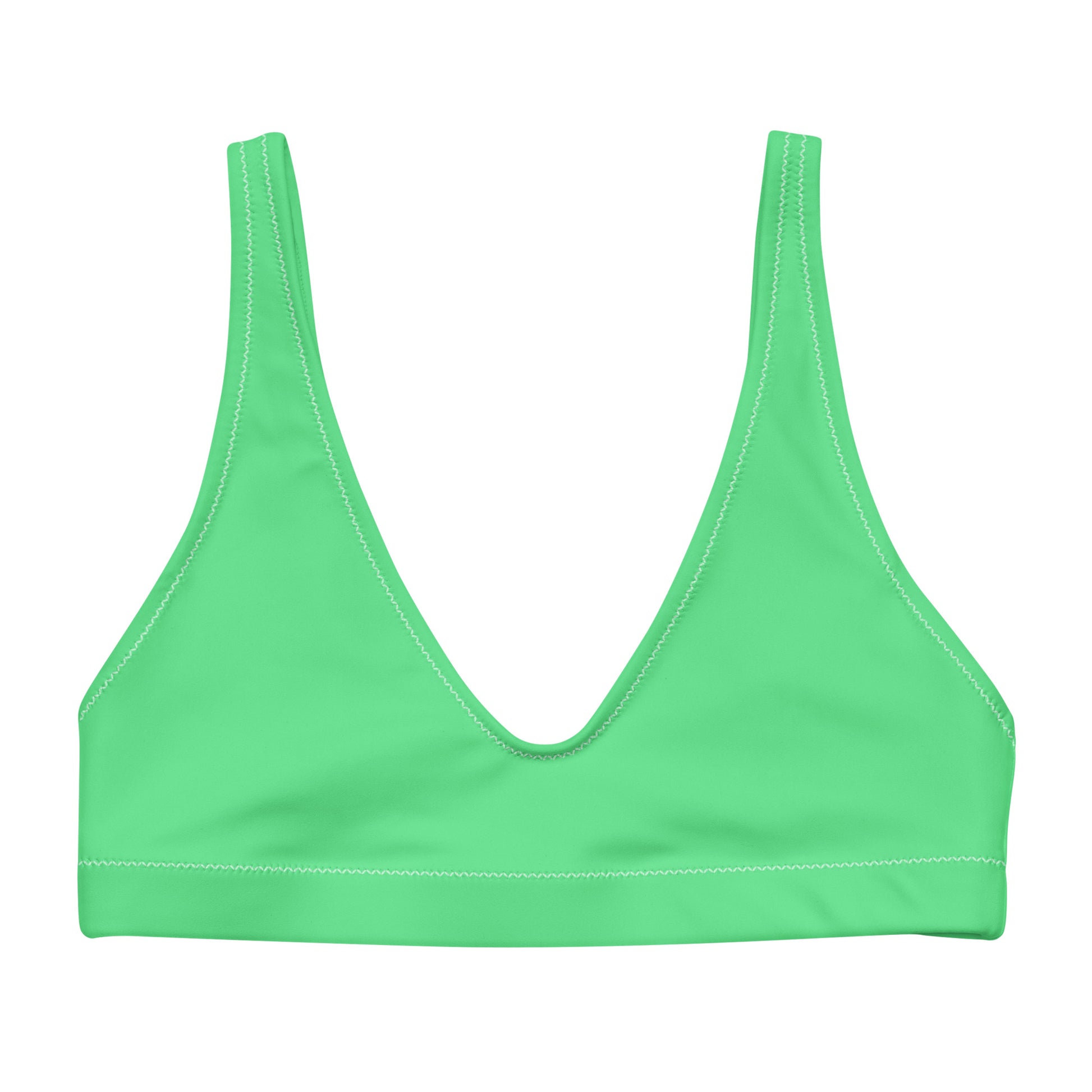 Mint-green bikini top