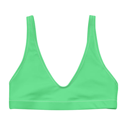 Mint-green bikini top