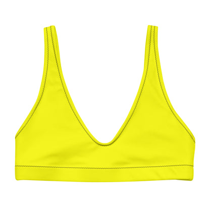 Yellow bikini top