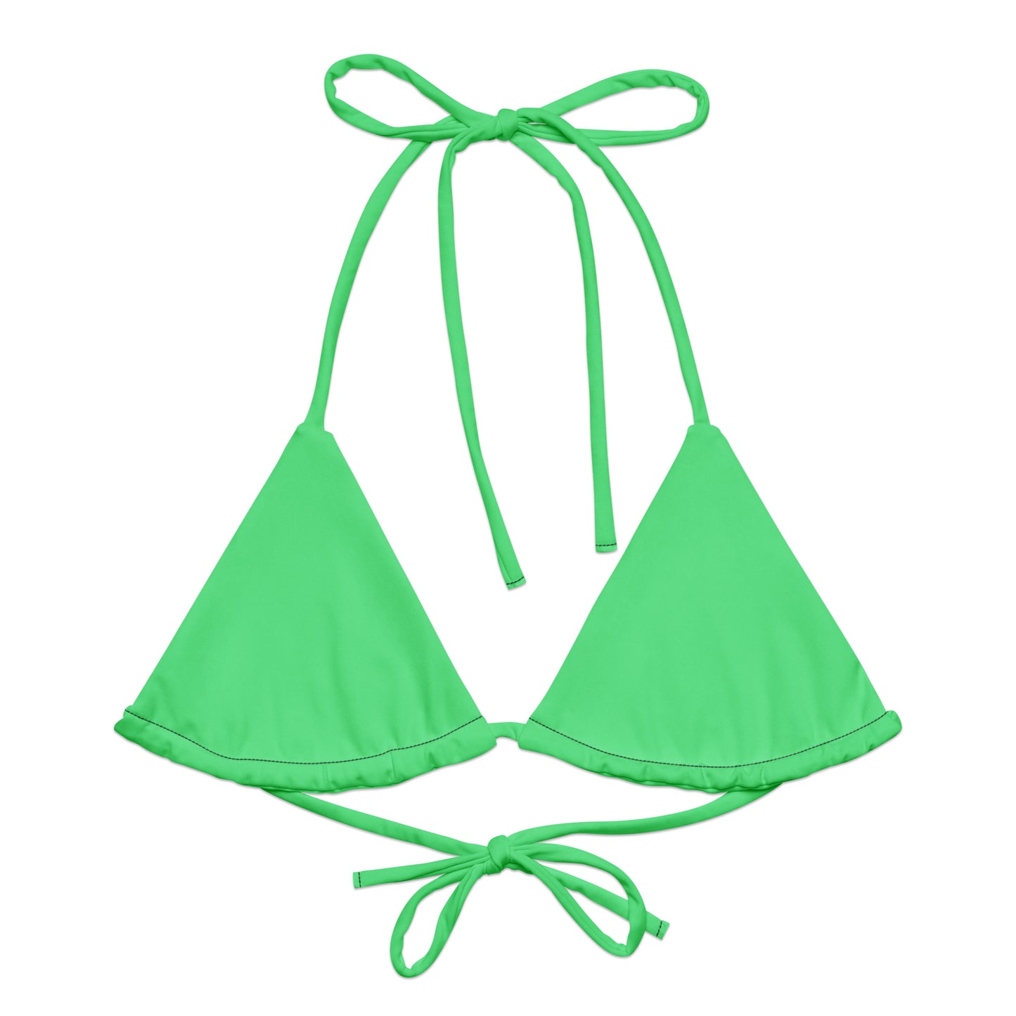 Green bikini top.