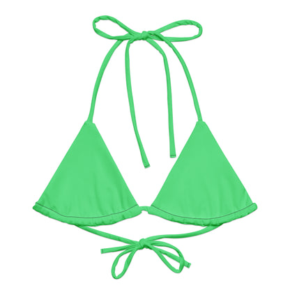 Green bikini top.