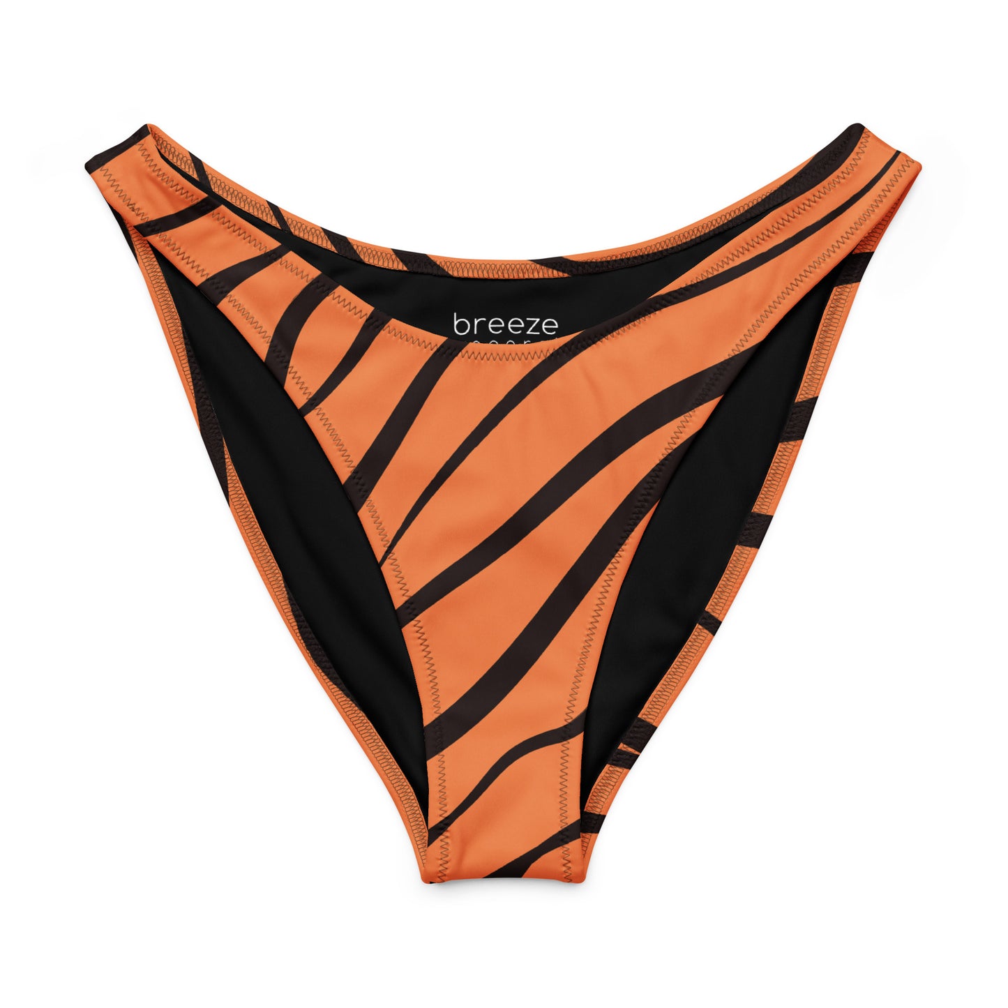 Bikini bottom with tiger-skin design.