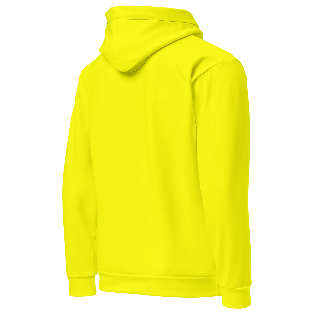 Back of yellow hoodie