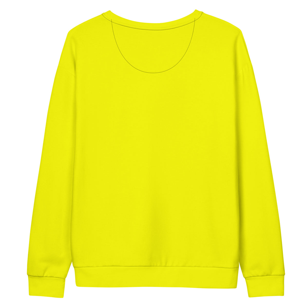 Back of yellow sweatshirt