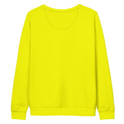 Back of yellow sweatshirt