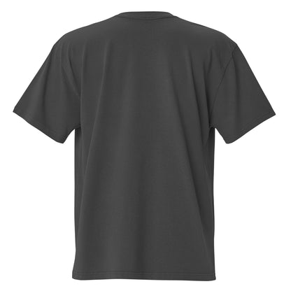 Plain back of gray t-shirt.