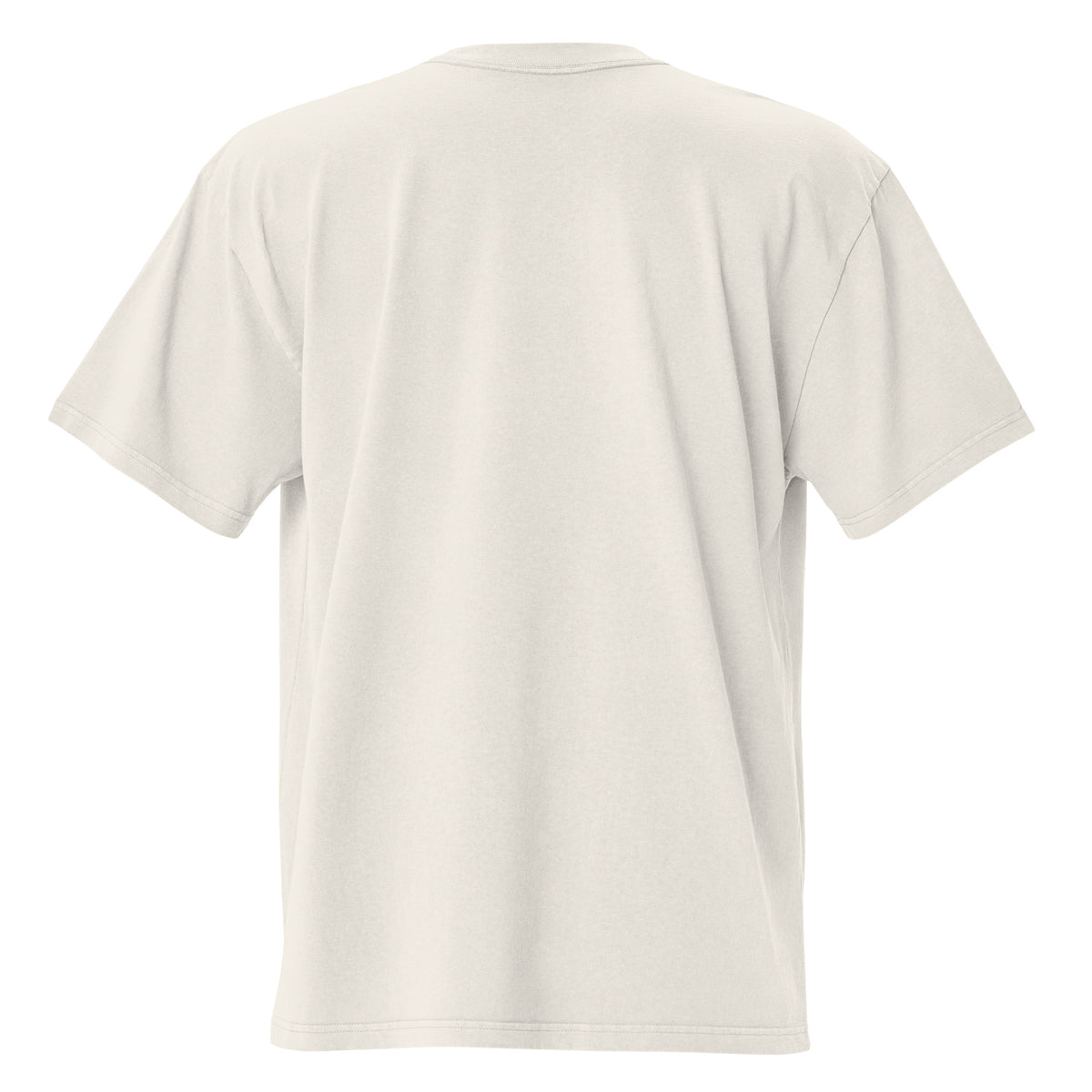 Plain back of white t-shirt.