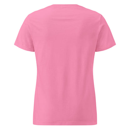 Plain back of pink t-shirt.