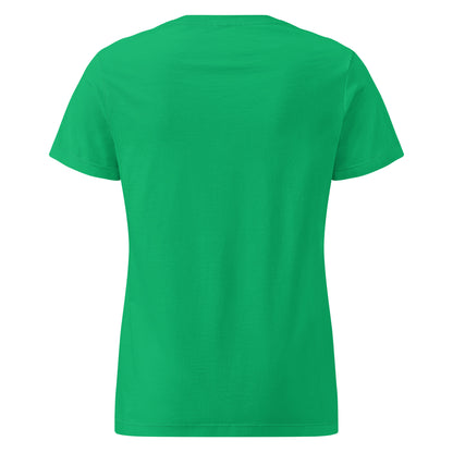Plain back of irish-green t-shirt