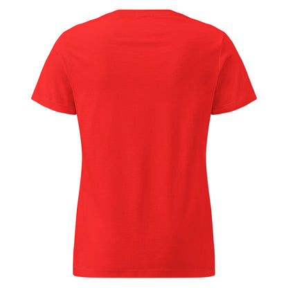 Plain back of red t-shirt.