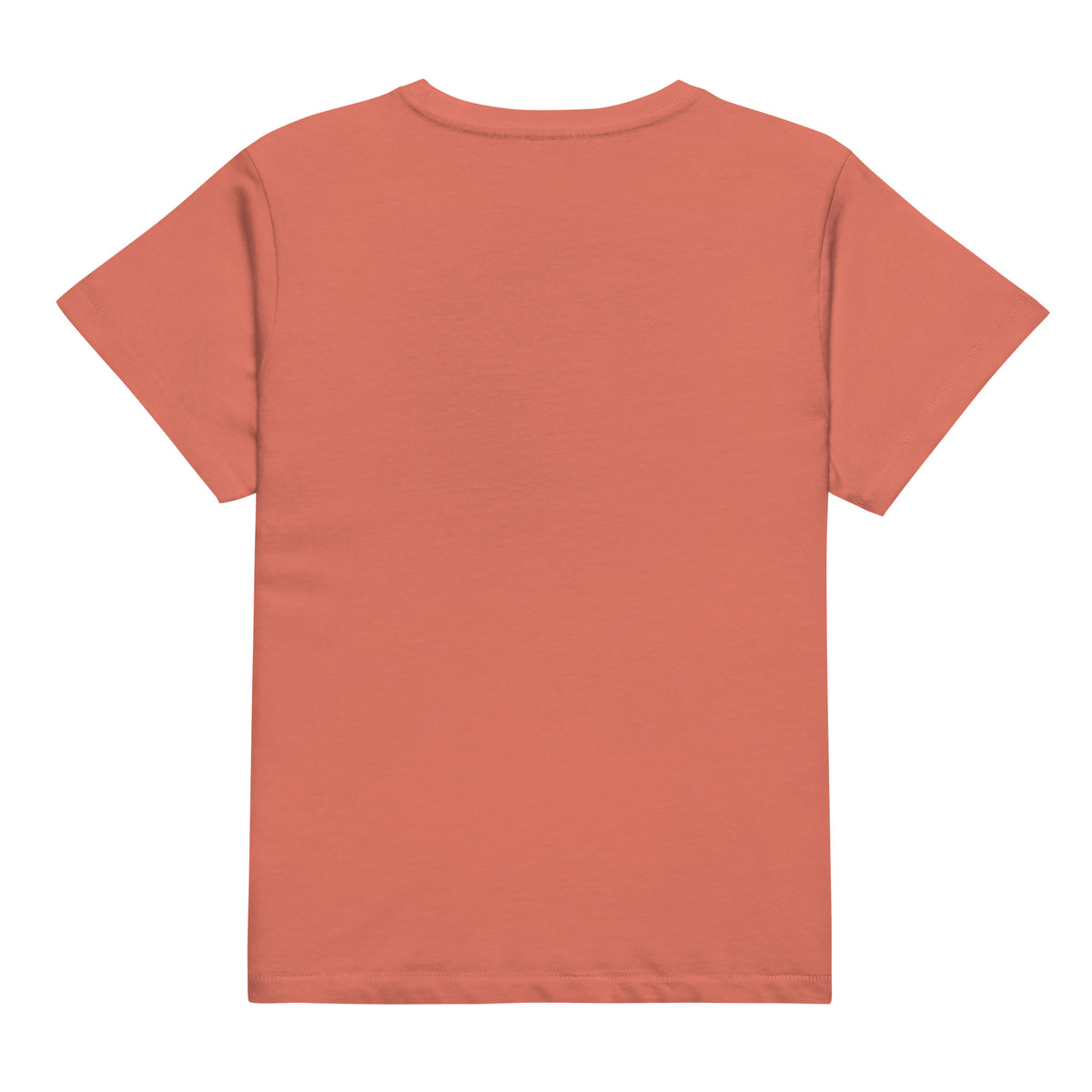 Plain back of red-sorbet t-shirt