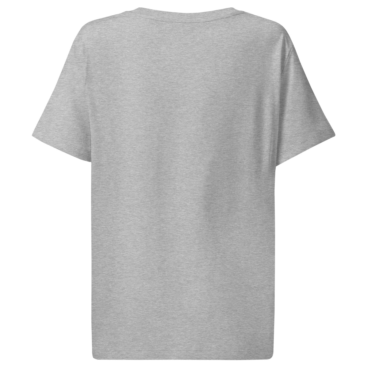Plain back of gray t-shirt