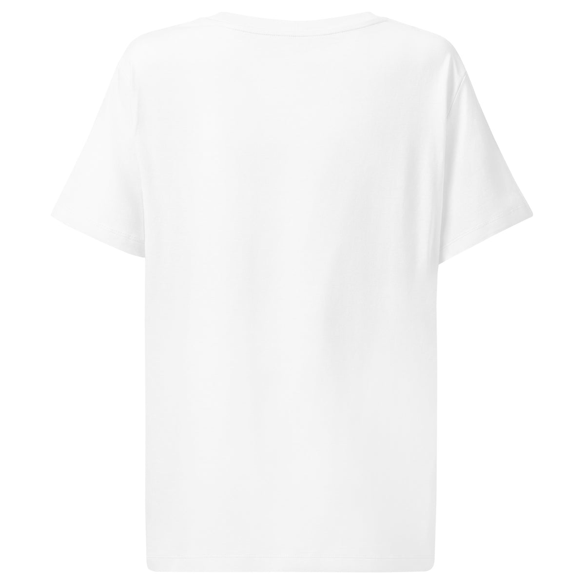 Plain back of white t-shirt