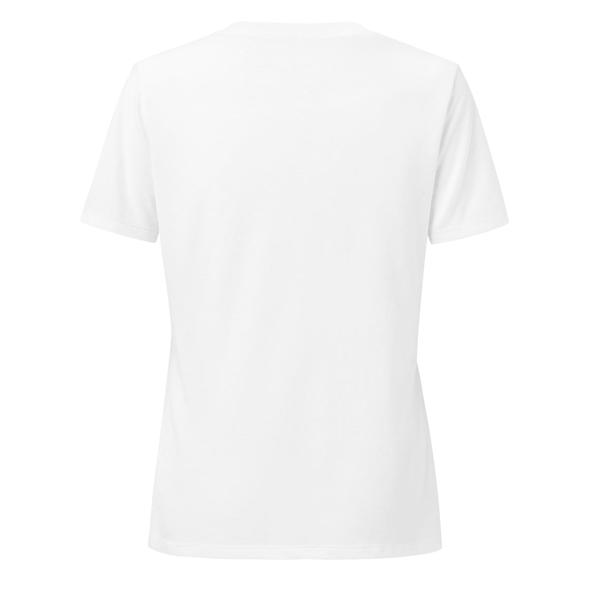 Plain back of white t-shirt.