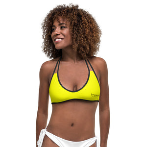 'Canary Yellow' bikini top