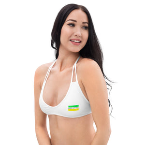 'Jamaican logo' bikini top