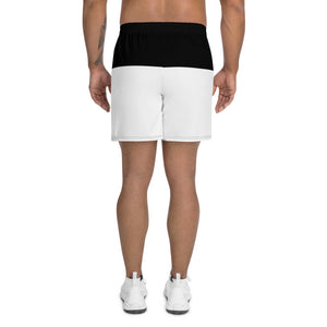 'Jamaican Logo' men's athleisure shorts (white)