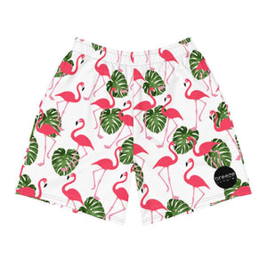 'Flamingos' men's athleisure shorts