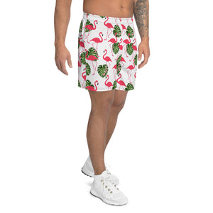 'Flamingos' men's athleisure shorts
