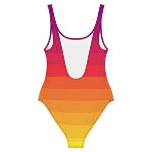 'Desert Sunset' one-piece swimsuit (all-over version)