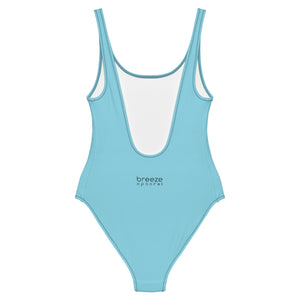 'Pastel Blue' one-piece swimsuit