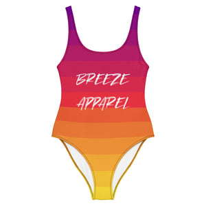 'Desert Sunset' one-piece swimsuit (all-over version)