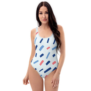 'Confetti' one-piece swimsuit
