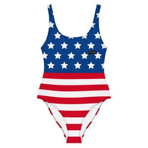 'Stars & Stripes' one-piece swimsuit