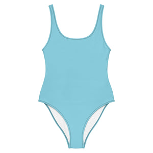 'Pastel Blue' one-piece swimsuit