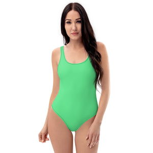 'Mint Green' one-piece swimsuit