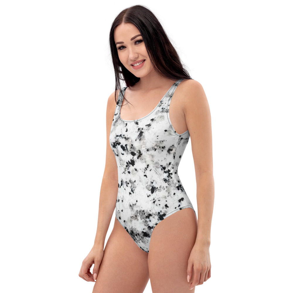 'Marble' one-piece swimsuit