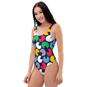 'Pacman' one-piece swimsuit