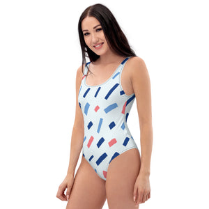 'Confetti' one-piece swimsuit