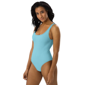 'Pastel Blue' one-piece swimsuit