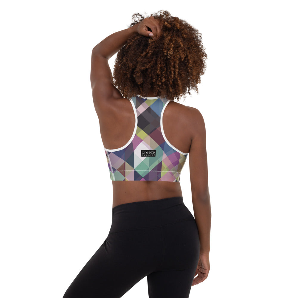 'Violet, etc.' padded sports bra