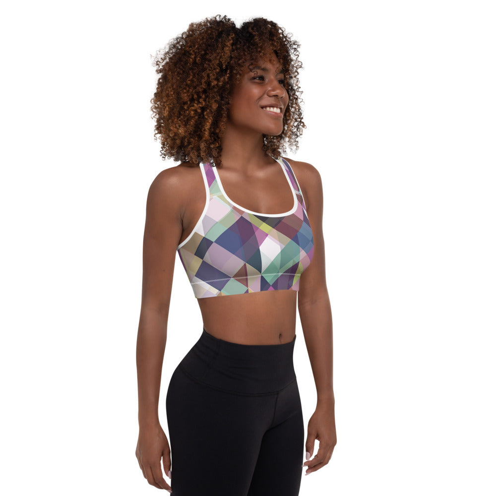 'Violet, etc.' padded sports bra