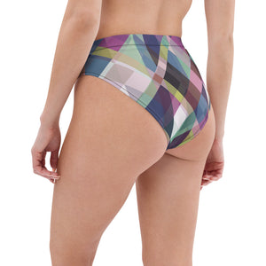 'Violet, etc.' high-waisted bikini bottom