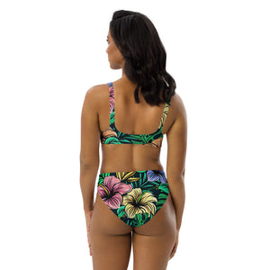 'Hibiscus' high-waisted bikini