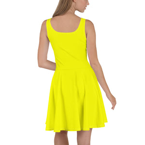 'Canary Yellow' skater dress