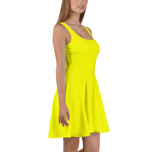 'Canary Yellow' skater dress