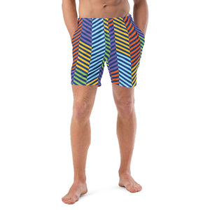 'Peacock' men's swim trunks