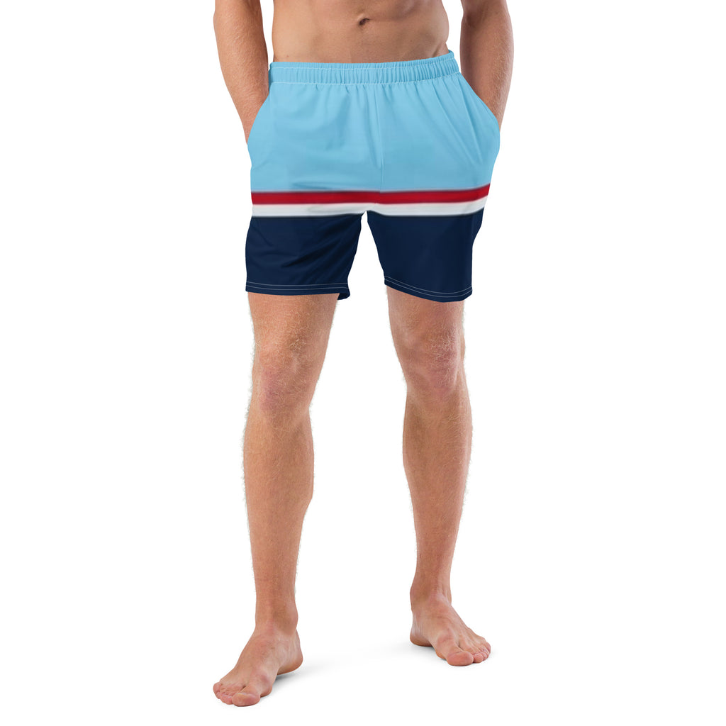 'Patriot Colors'  men's swim trunks
