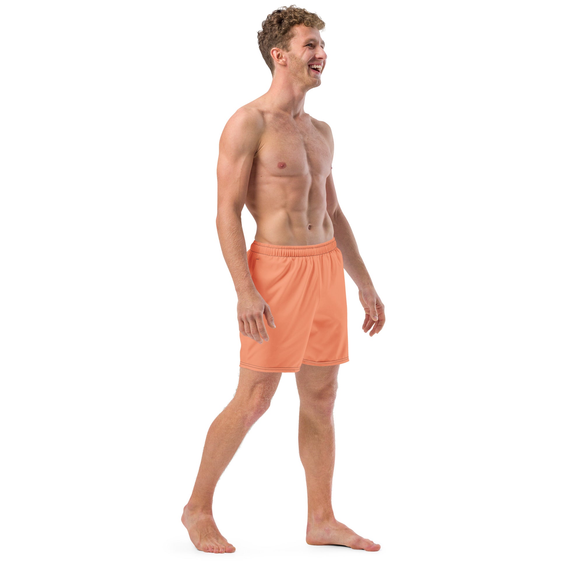'Pastel Orange' men's swim trunks
